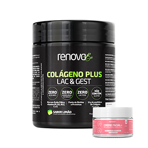 1 Pote Colágeno Lac & Gest + 1 Creme Resveratrol