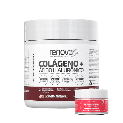 1 Pote Colágeno Verisol<sup>®</sup> + 1 Creme Retinol