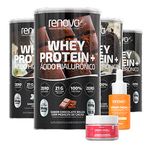 4 Whey Protein + 1 Creme Retinol + 1 Sérum